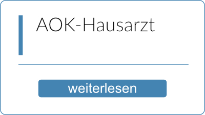 Leistungen AOK-Hausarzt